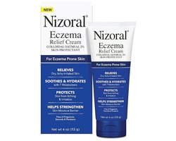 Nizoral - Eczema Relief Crème – Hydraterende Huidverzorging met Colloïdale Havermout - Tegen Jeuk Irritatie en Droogheid - 118 ml