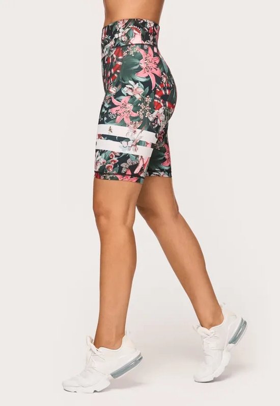 Stronger - Shorts de vélo Calico HW - Short de sport - Femme - Fleurs - Taille S