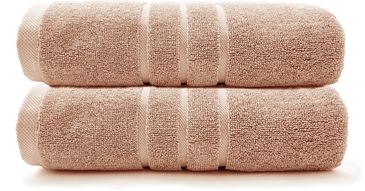 HOOMstyle Handdoeken Set Boutique - 2 stuks - 70x140cm - Terra