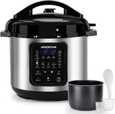 Bol.com Aigostar Derrick - Pressure Multicooker - 6 Liter - Snelkookpan - Slow Cooker - Rijstkoker - Stomer aanbieding