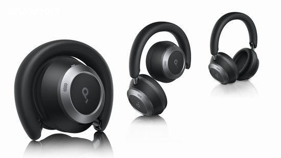 soundcore Space One Pro by Anker - Draadloze Over-ear Koptelefoon Zwart - Headphones - Active Noise Cancelling - Multipoint Connection - 60 uur Accuduur - Bluetooth 5.3 - LDAC - Hi-Res Certified - Klein opvouwbaar