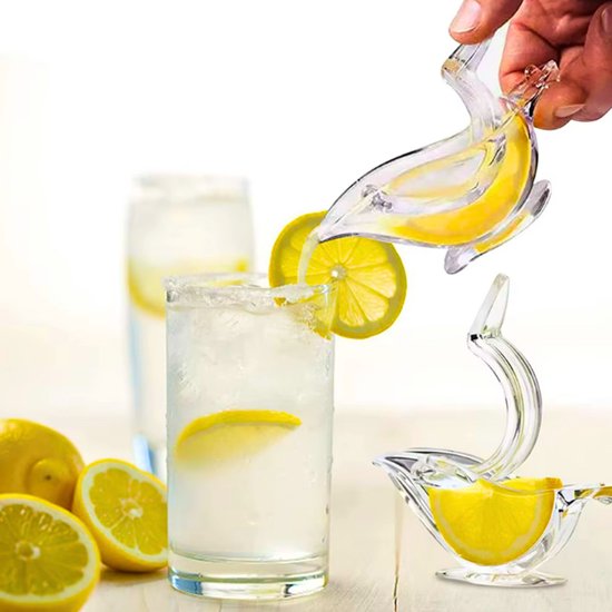 Janse® Citroenpers set van 6 - Citrusknijper vogeltjes - Lemon squeezer - Fruitpers - Citruspers - Juicer - Limoenpers - Limoenknijper - Handmatige fruitpers van Merkloos — afbeelding 3