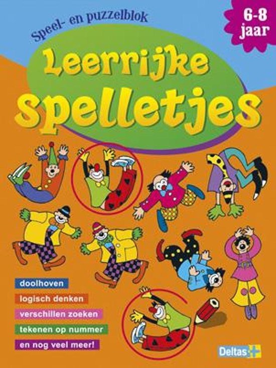 Cover van het boek 'Speel- en puzzelblok  / Leerrijke spelletjes (4-6 jaar)'