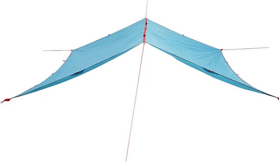 vidaXL - Kampeerluifel - waterdicht - 360x294 - cm - blauw van Vidaxl — afbeelding 5