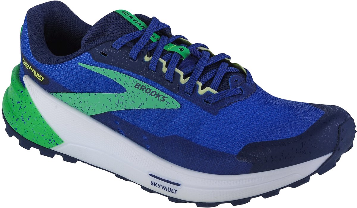 Brooks Catamount 2, Mannen, Blauw, Hardloopschoenen, maat: 46