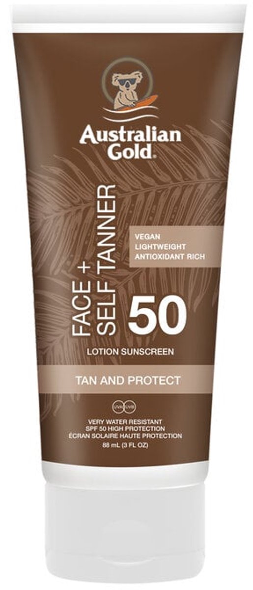 Australian Gold - SPF 50 Face + Zelfbruiner - 88 ML – foto 8