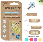 O'Tom Tick Twister - Tekenhaken / Tekentang - Te gebruiken op mens & dier - 3 tekenhaken in clip - easy to carry - new edition