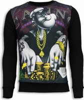 Casino Popeye - Sweater - Zwart