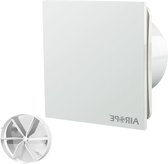 Extracteur d'air VMC ventilateur 100mm avec clapet anti-retour - faible consommation pour salle de bain - cuisine - bureau - WC - silencieux