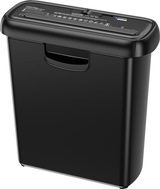 StayPowered Papierversnipperaar - Betrouwbaar en Efficiënt Versnipperen - 6 Vellen Tegelijk - Automatische Invoer - Terugloopfunctie tegen Vastlopen - 9L Opvangbak - Compact en Krachtig - Zwart - Levering Sneller dan Aangegeven!