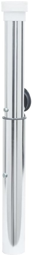 Parasolvoet voor in grond voor 40-50 mm stok aluminium zilver kopen