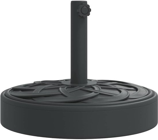 vidaXL Parasolvoet voor stokken van Ø38 / 48 mm 25 kg rond - Parasolvoet - Parasolvoeten - Parasol Voet - Voet Parasol