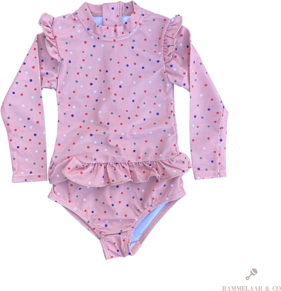 Rammelaar&Co UV - Badpak Pink Dots - Badpak Meisjes — afbeelding 5