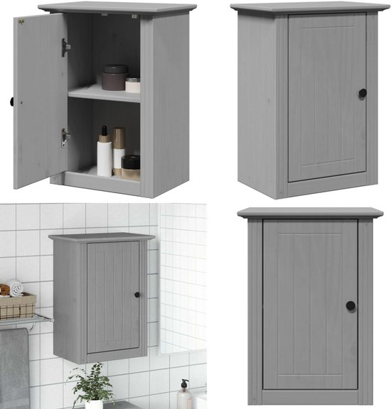 vidaXL Badkamerwandkast 60x25x30 cm bewerkt hout sonoma eikenkleurig, badkamer wandkast, badkamerkast in de muur, wandgemonteerde badkamerkast