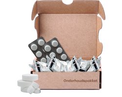 100 stuks - onderhoudspakket - koffiemachinereiniger - koffiemachineontkalker - 50 stuks reinigingstabletten - 50 stuks ontkalkingtabletten - onderhoud set - koffiemachine - espressomachine