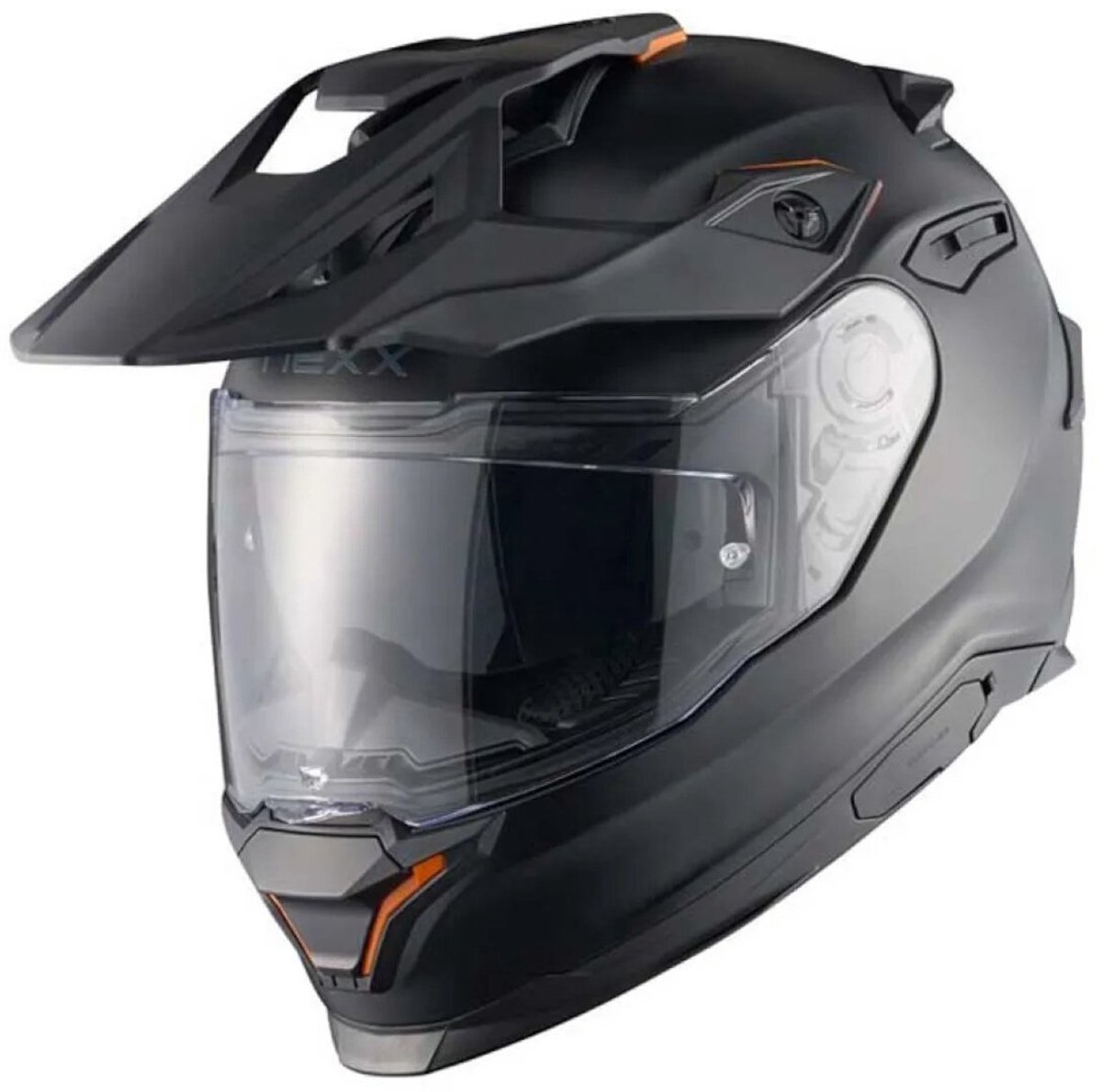 Nexx Y.TRAVL Plain Mat Zwart Adventure Integraalhelm - Maat XL - Helm