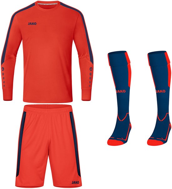 Jako Power Keeperstenue Oranje Keepershandschoenen - Maat M