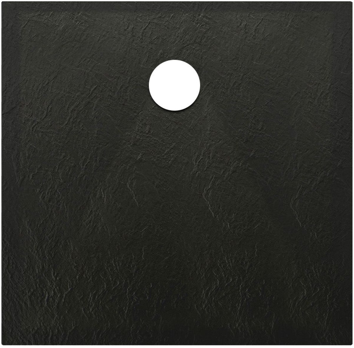 Allibert MARA douchebak 90×90 steendecor zwart