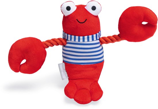 Beeztees Pluche Hondenspeeltje Kreeft Frits 24 x 38 x 13 cm - Hond