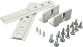 Fixem® 2 stuks deurgeleider van koelkast met sleepdeursysteem - Geschikt voor Liebherr en Miele 9086322 - 1878720 - koelkastdeur geleider - sleepscharnier van deur - Inclusief schroeven