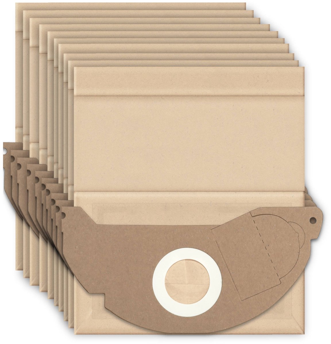 20x Dparts stofzuigerzakken geschikt voor Karcher WD2 en MV2 series - nr. 6.904-322.0