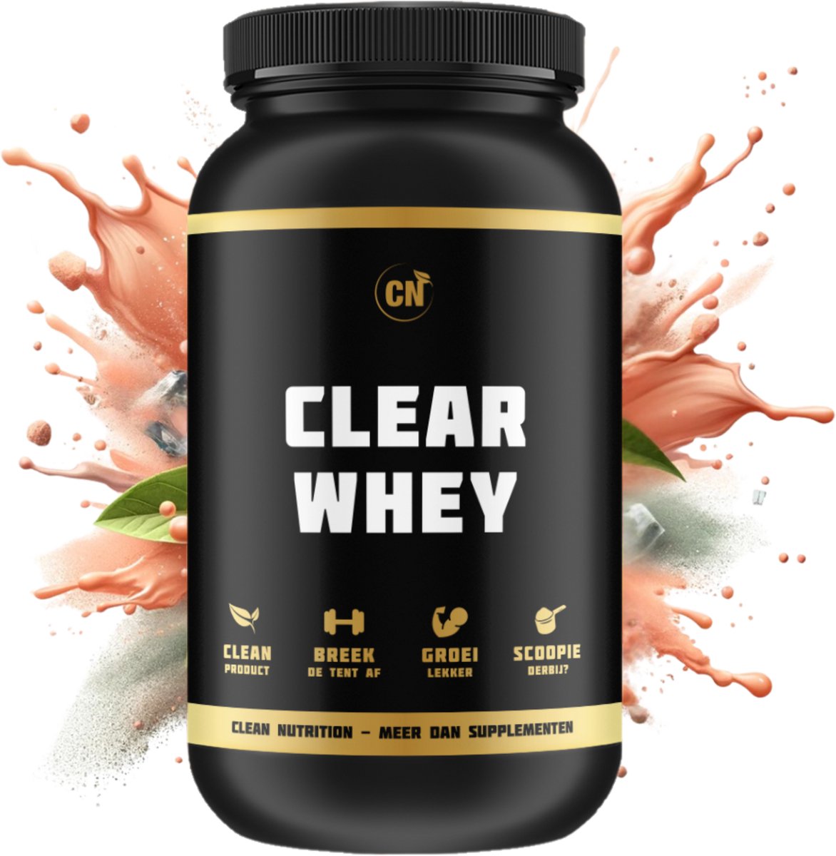 Goedkoopste CN Supplements Clear Whey - Peach Ice Tea - Eiwit Limonade - Proteine poeder - 500 gram - 20 Shakes