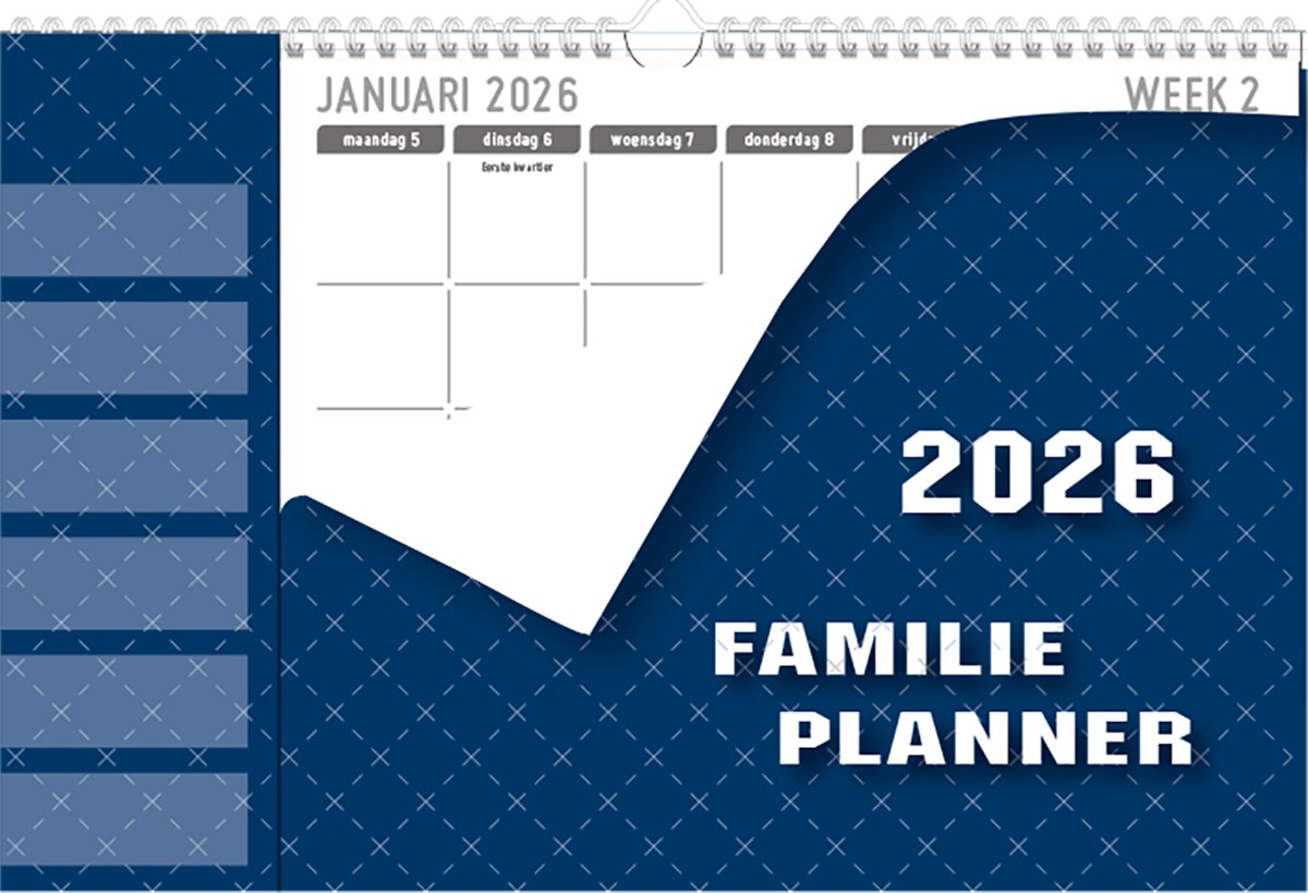 Maandplanner 2026-2028, 36-maands dagboek met spiraalbinding