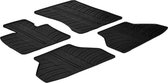 Gledring Rubbermatten passend voor BMW X6 2008-2014 (T profiel 4-delig + montageclips)