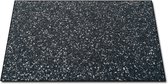 Papillon Inductie Beschermer - Antislip Afdekmat - 60x52 - Graniet zwart-wit