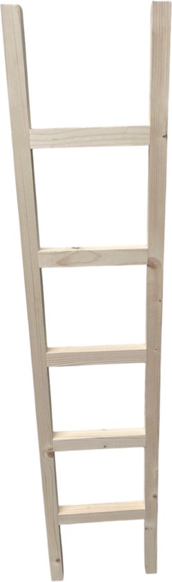 Ladder decoratief- hout- 1 stuk