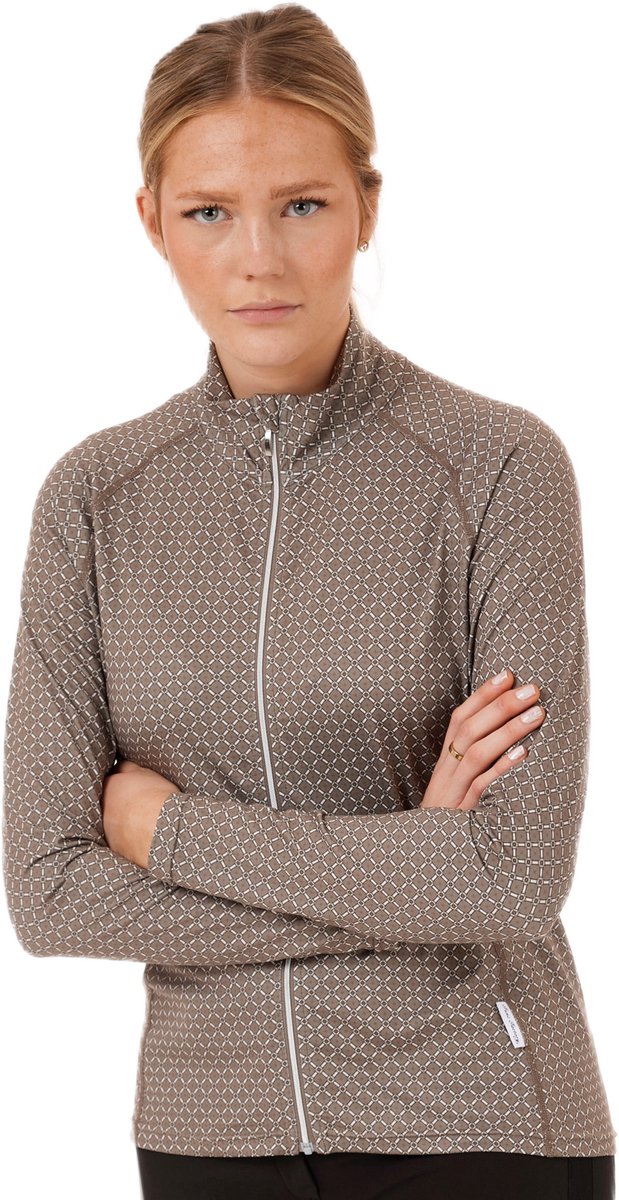 Func Factory dames Sportvestje Sheila beige maat 48 van Func Factory — afbeelding 3