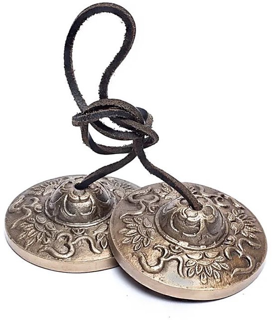 Tingsha's Ohm met Lotus van 7 cm