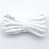 GIVBRO Schoenveters, satijnen linten, chiffon, brede platte veters, organza touwen voor kinderen, volwassenen, sneakers, schoenen, 110 cm, wit, 4cm*110cm