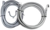 Dparts 5m aanvoerslang + 5m afvoerslang 19x22mm - Geschikt voor wasmachine en vaatwasser - Waterslang - aanvoer en afvoer slang - toevoerslang 500cm - 5 meter