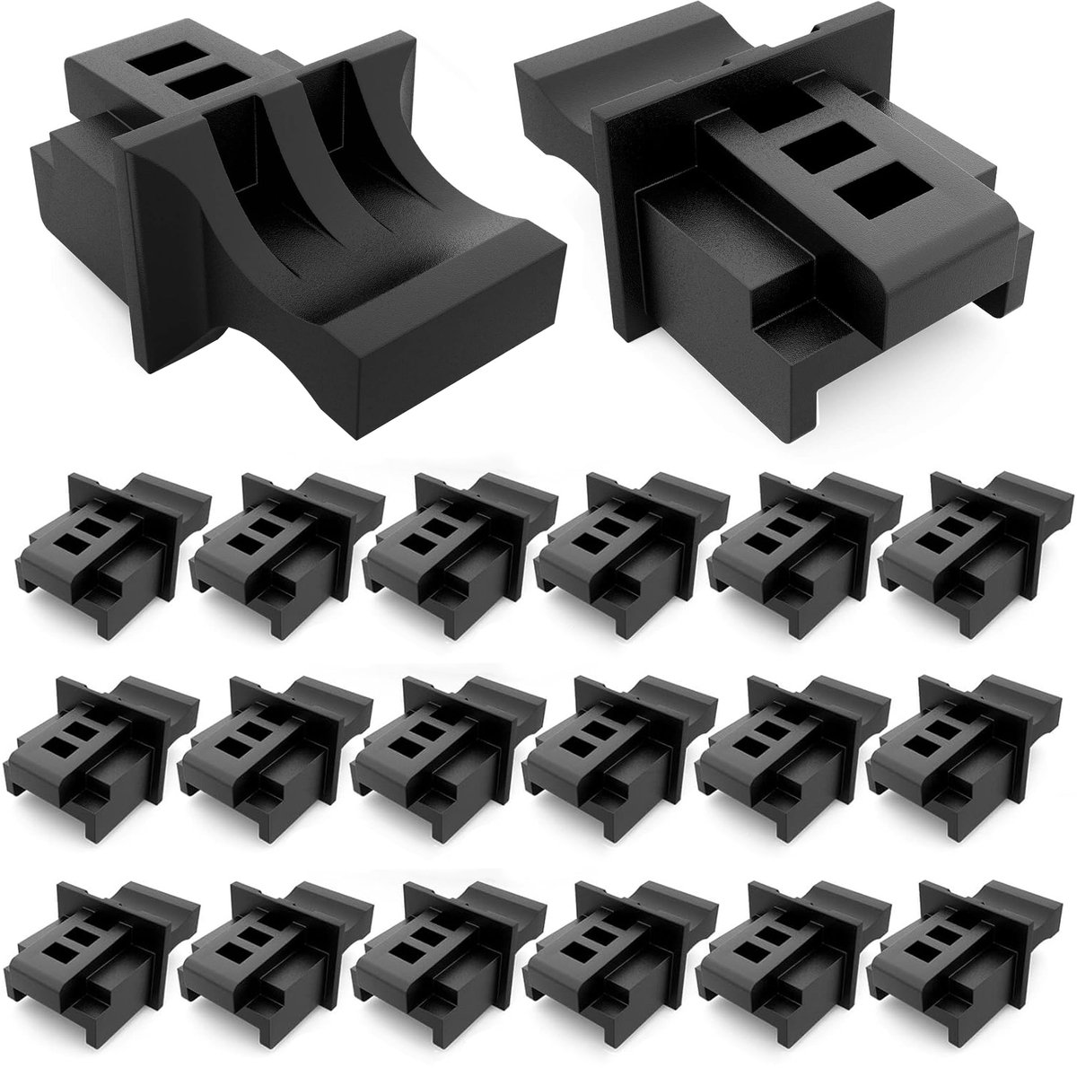 RJ45 Blindstop Stofkap (m) - 20 stuks - met greep - Aansluitingen - Bescherming - Stoppen tegen stof