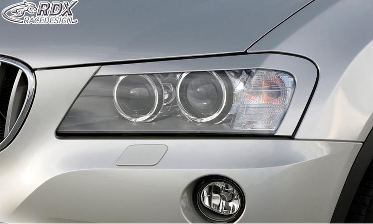 RDX Racedesign Koplampspoilers BMW X3 F25 2010-2014 (ABS)