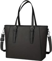 Nivard Handtas Dames - Schoudertas - School - Shopper - Schooltas - Werktas - Zwart