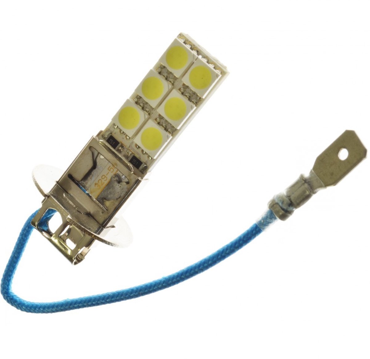 LED lamp - Ledson - 12-Led - H3 - Wit - 6000K - 12V