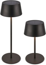 Bol.com B.K.Licht Awia - Solar Tafellamp Oplaadbaar - ook opgeladen via USB-C - dimbaar - CCT - draadloos - voor binnen en buite... aanbieding