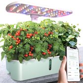 LetPot Air - 10 Pods Hydroponics Growing System - Tot 3 keer snellere groei - Supersnel resultaat - Altijd verse kruiden en groenten uit eigen keuken – Volautomatische verzorging via app - Zonder aarde, viezigheid of gedoe