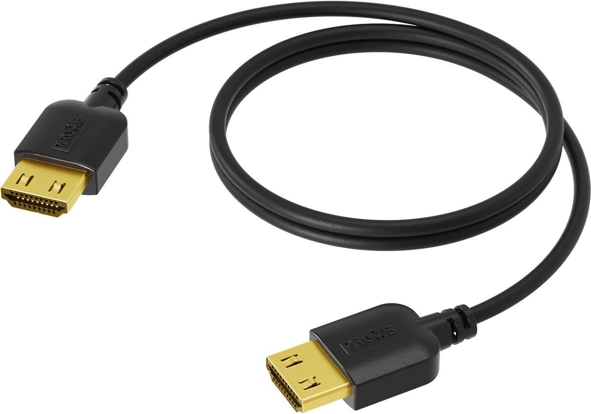 Procab CSV210B/3 Slimline HDMI 2.0 kabel 3 meter