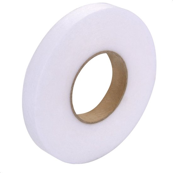 Dayshake Strijkband 64 meter - Zoomband Instrijkbaar - 2cm breed - Voor het inkorten - Gordijnband voor Omzomen