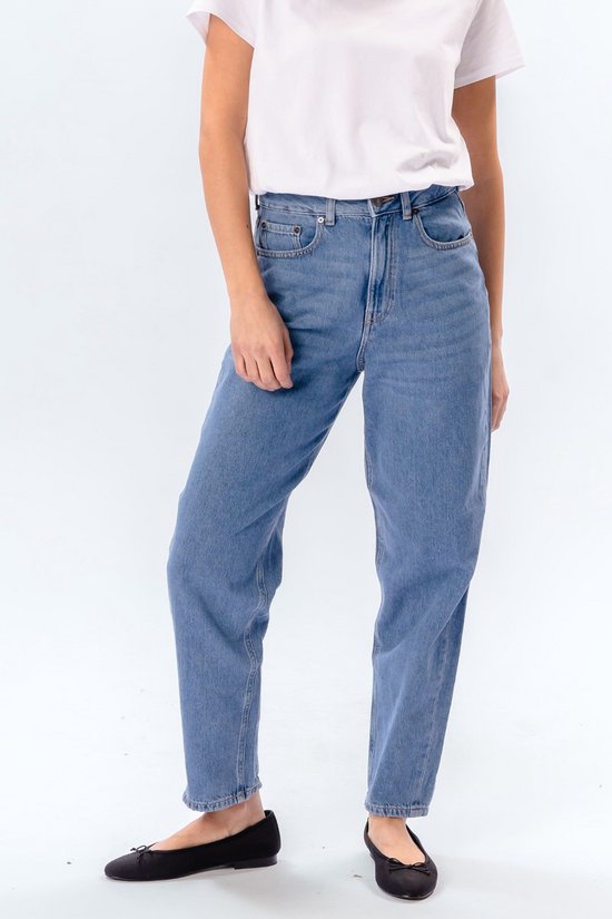 The Original Performance Mom Jeans - Jeans Femme - Denim Bleu Clair - Mom Fit - Taille Haute