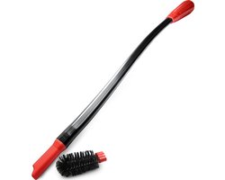 Dparts radiatorborstel flexibel - 63cm lang - stofzuiger zuigmond - kierenzuiger opzetstuk met borstel - voor radiator reinigen schoonmaken