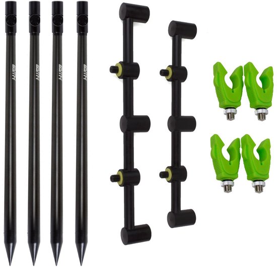 Faith Goalpost Set 3 Rod - Banksticks - Buzzerbars - Beetmelders - Hengelsteun - Karper van Faith — afbeelding 2