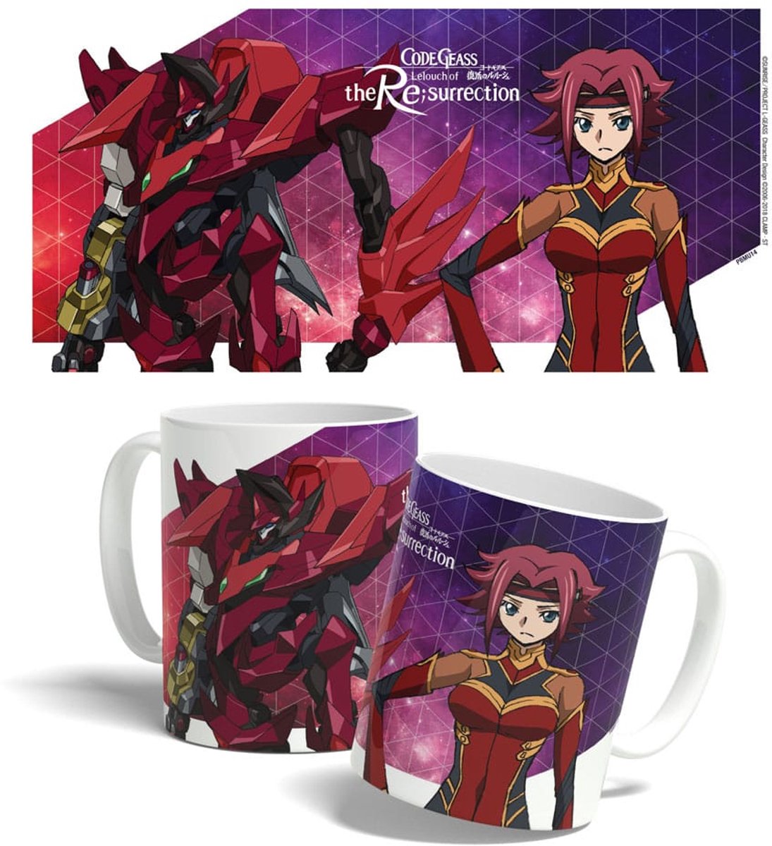 POPbuddies Code Geass Lelouch of the Re:surrection Mok / Beker Kallen Stadtfeld and Guren Special Type 325 ml Cups & Mok / Bekers