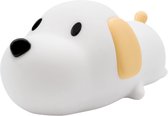 Vulpes Goods® - Nachtlampje Kinderen - LED Licht & 8 Kleuren – Nachtlampje Babykamer – Puppy – USB-Oplaadbaar – Dimmer – Timer – Draadloos - Kindvriendelijk