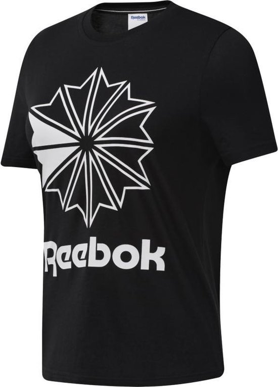 Chemise de sport Reebok Classics Big Logo Graphic Tee pour femme - Noir /  Blanc -... | bol.com