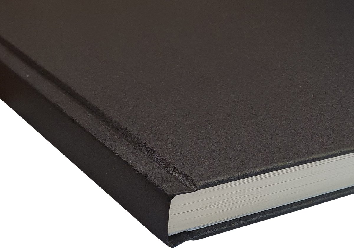 Oxford schetsboek - A4 - 96 vel - 100g papier - harde kaft - zwart — afbeelding 2