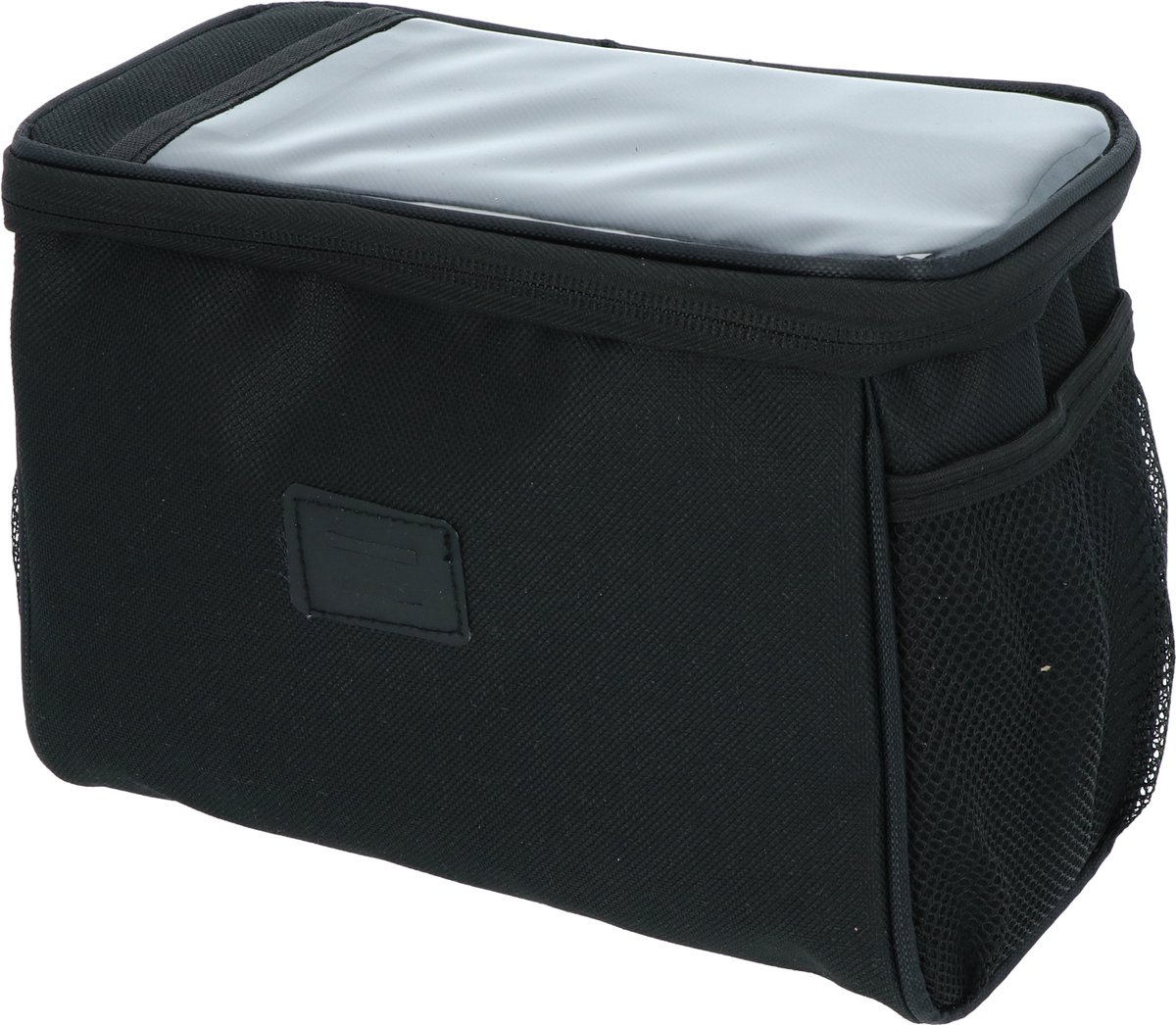 Dresco Stuur Fietstas – 20 Liter -– Waterafstotend polyester - Hoofdvak - Transparant smartphone/fietsknooppunten vak - Lichtgewicht - Gaas vakken aan beide zijkanten - 3 klittenband bevestigingen - Clip aansluiting voorlicht - Afmeting 22x14x16cm